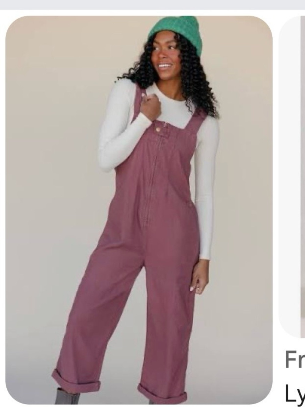 We The Free Jude One Piece Mauve Women's Overalls